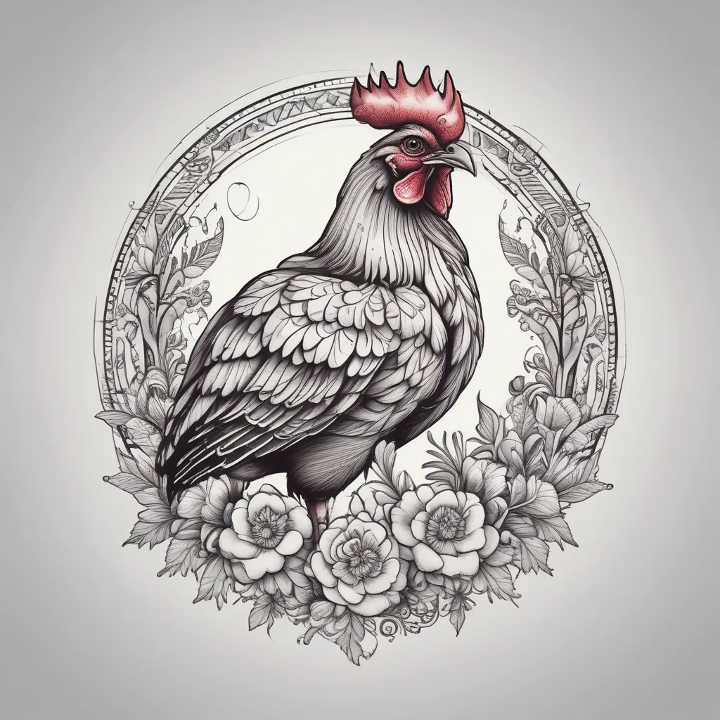 Hen tatuaggio