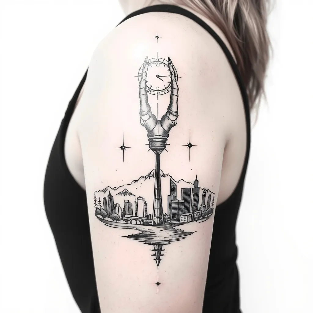 Ciao! Sto cercando di realizzare un tatuaggio in stile fine line, blackwork e molto simbolico, ispirato a un’estetica tra l’anatomico, il tecnico e l’esistenziale. Mi piacciono molto i lavori che sembrano quasi incisioni o disegni da vecchi manuali scientifici, con elementi come mani, scheletri, oggetti geometrici, proporzioni, piante e simboli legati al tempo o alla trasformazione.
Mi piacerebbe che il soggetto fosse Vancouver, ma rappresentata in modo astratto e concettuale, non realistico. Qualcosa che racconti il mio legame con la città e il viaggio che ho vissuto/lì vivrò, magari con elementi naturali (montagne, alberi, oceano), ma visti attraverso una lente quasi “mistica” o artistica. Qualcosa che sembri avere un significato nascosto, come se fosse un tatuaggio da decifrare. dövme