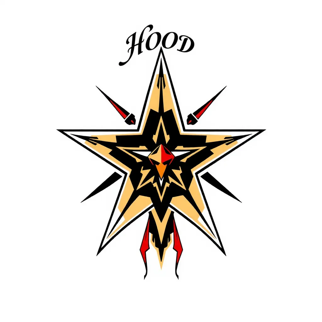 hoodstar tatuaż