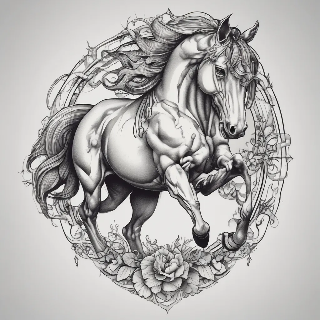 horse tatuagem