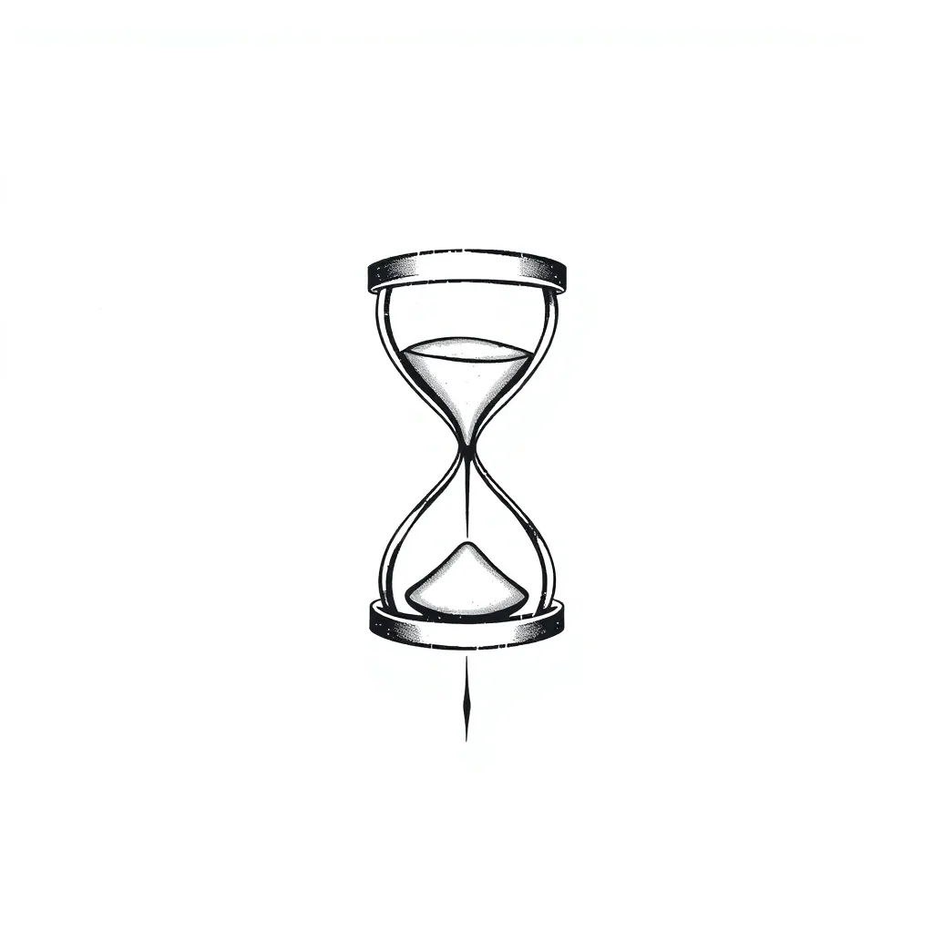 Hourglass infinity tatuering