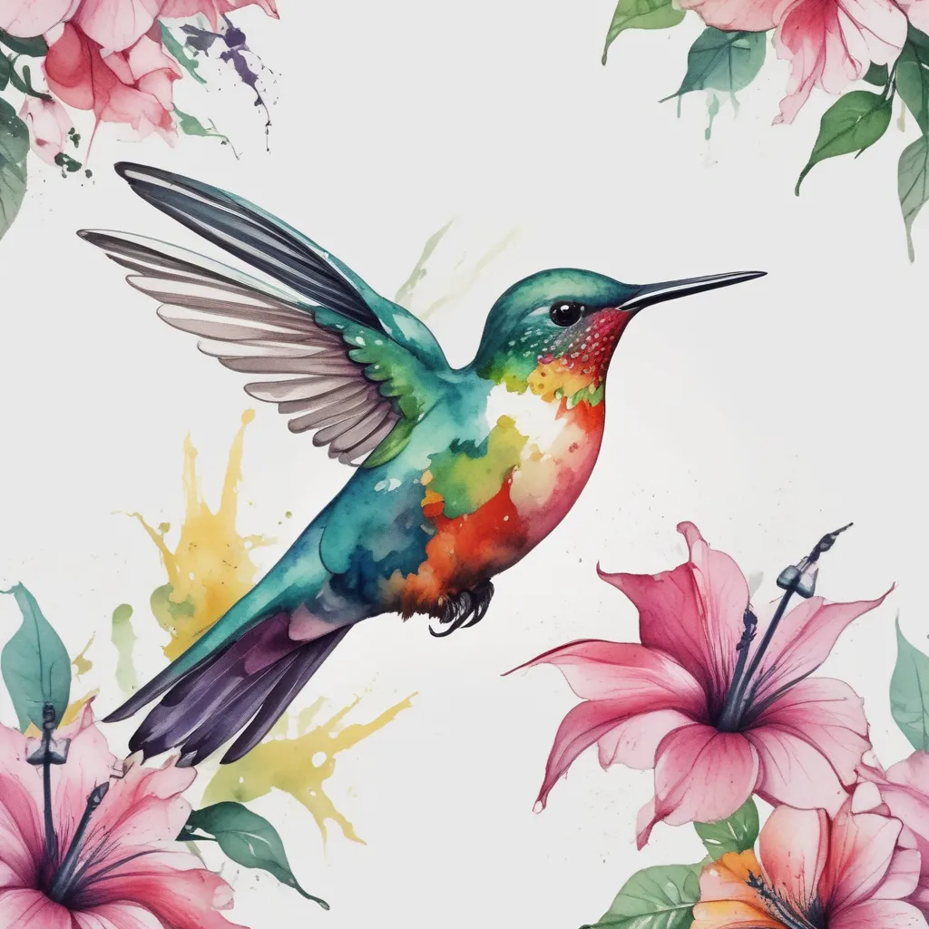 humming bird tatuaggio