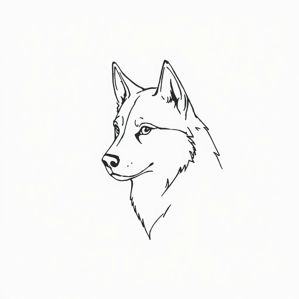 Husky татуировка