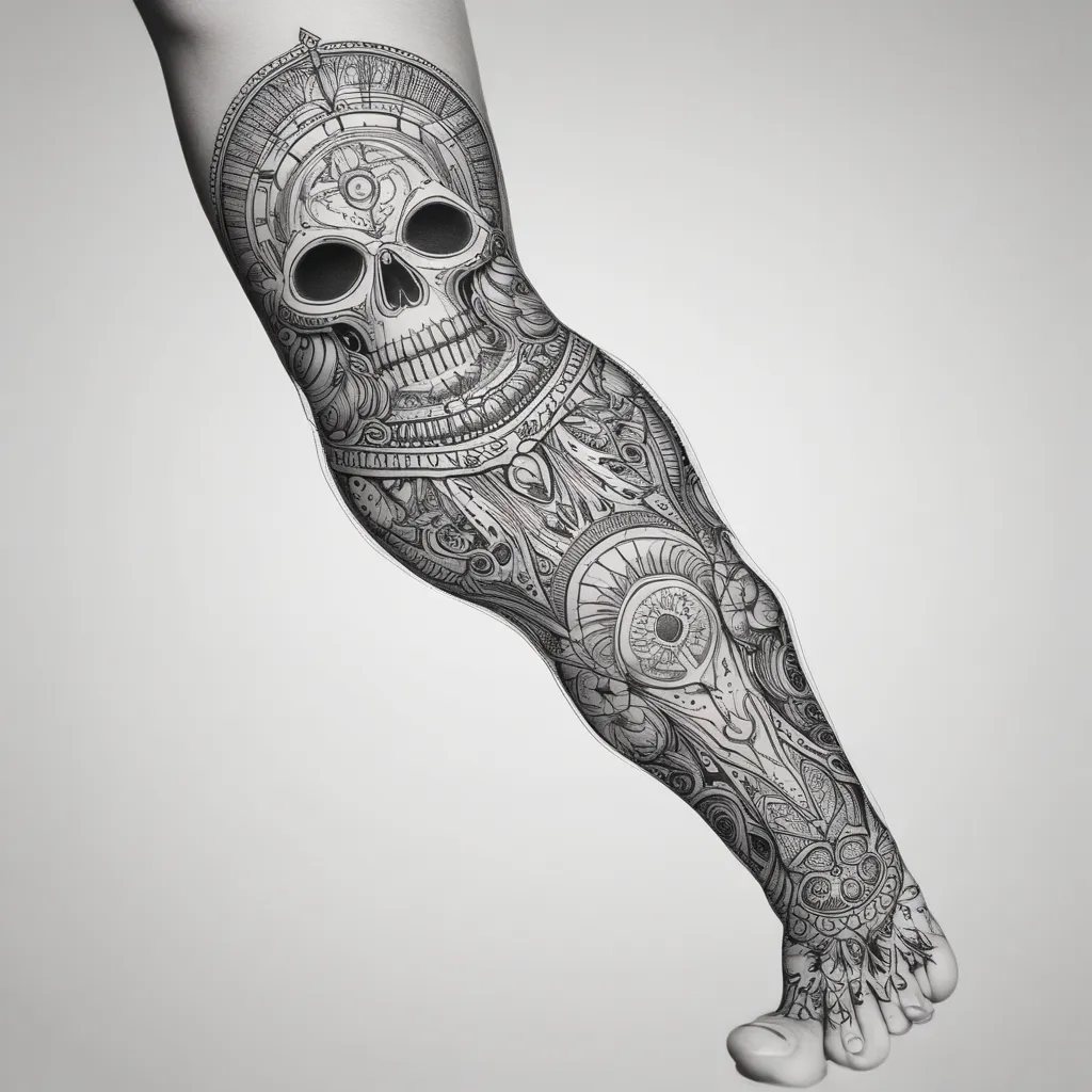 Tenho um fantasma na perna e quero alguma tatuagem que cubra  tatoeage