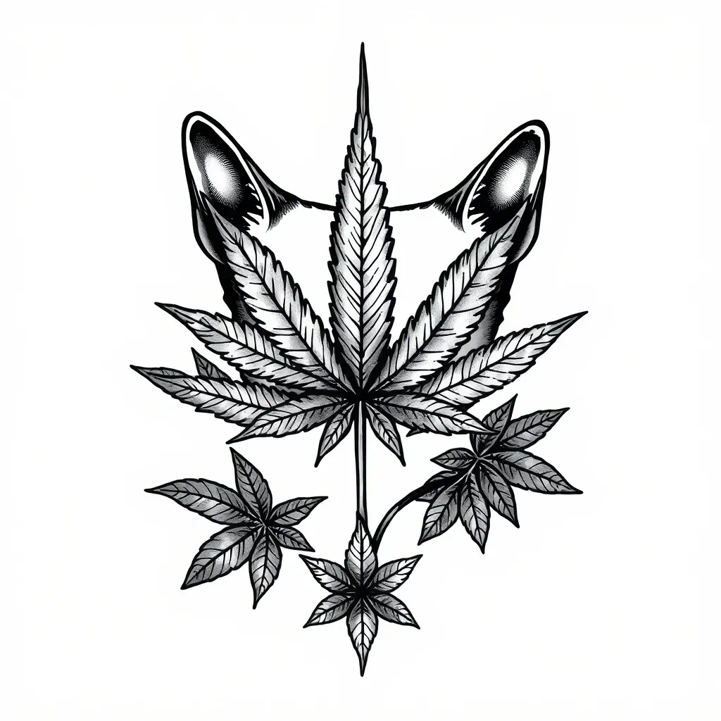 Me gustan y tengo ya otros tatuajes estilo old school, con motivos marineros porque me gusta mucho el mar, me dedico al sector del multiservicio y soy un crack de la fontanería, electricidad… tengo una perra que lleva conmigo 11 años que se llama luna y un gato que se llama Nao que acogí en casa desde bebé con mi pareja Silvia, ella es el amor de mi vida y me apoya en todo. Mi madre y mi hermana son también mis dos pilares fundamentales. Me gusta la marihuana pero querría ilustrarlo de una manera original en el tatuaje tetování