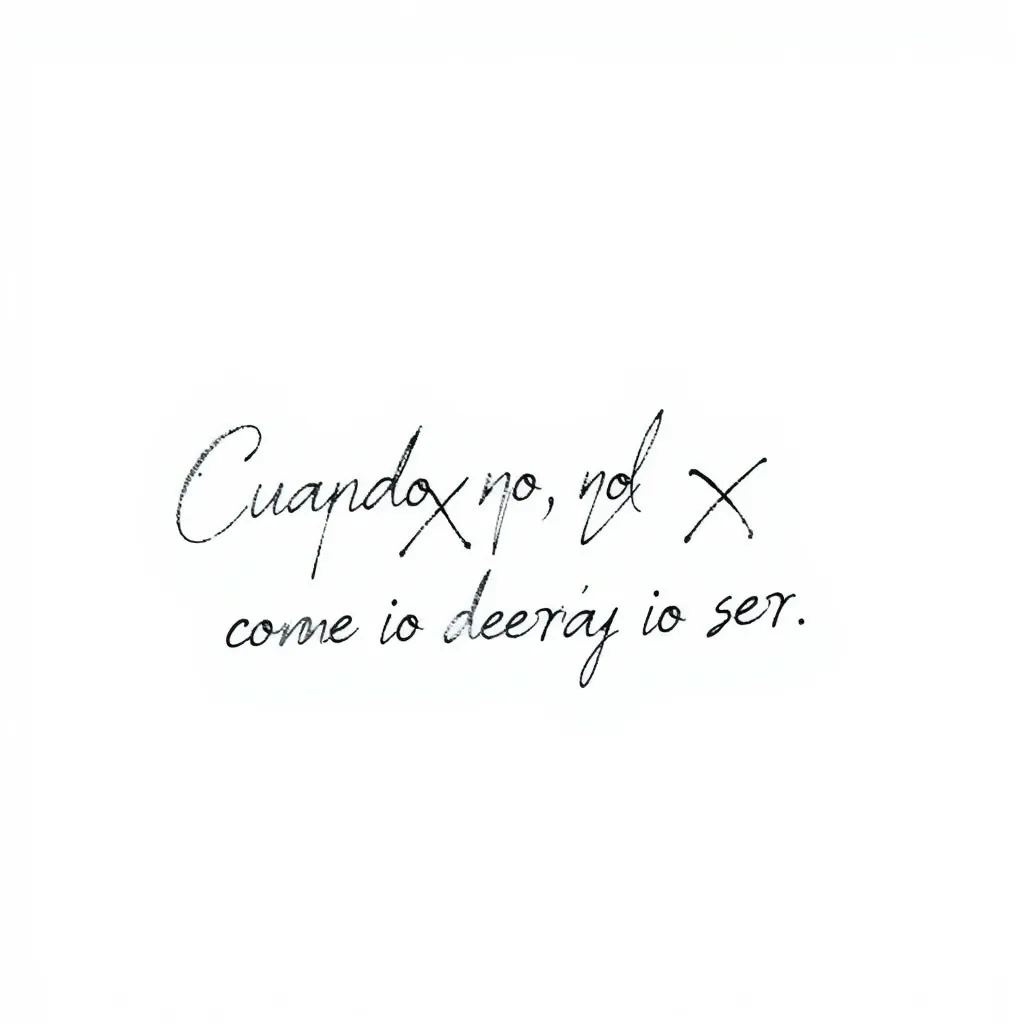 Quiero un tatuaje que represente la canción de pxndx que se llama Cuando no es como debería de ser 纹身