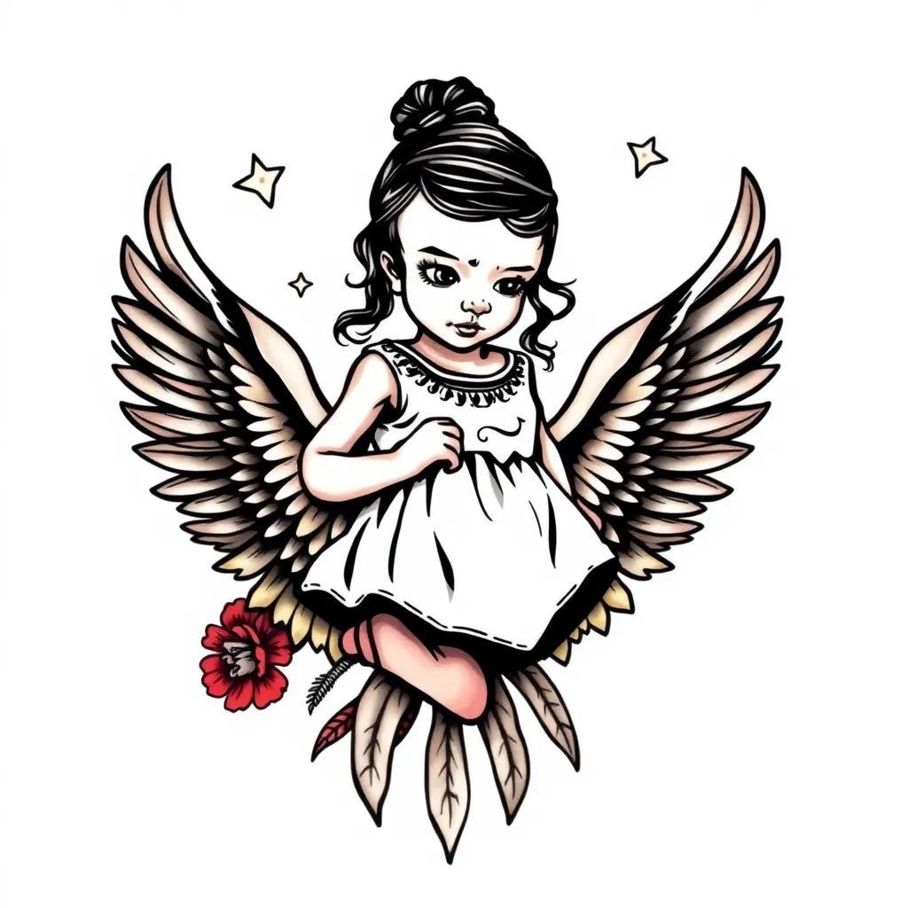 Quero homenagear minha filha Ísis de 4 anos de idade com uma tatuagem no braço  tattoo