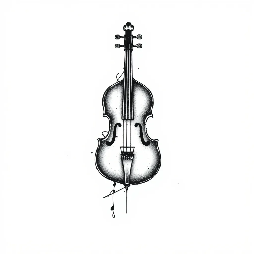 en la palabra MCA, juntala con algun elemento de la musica clasica tatuering