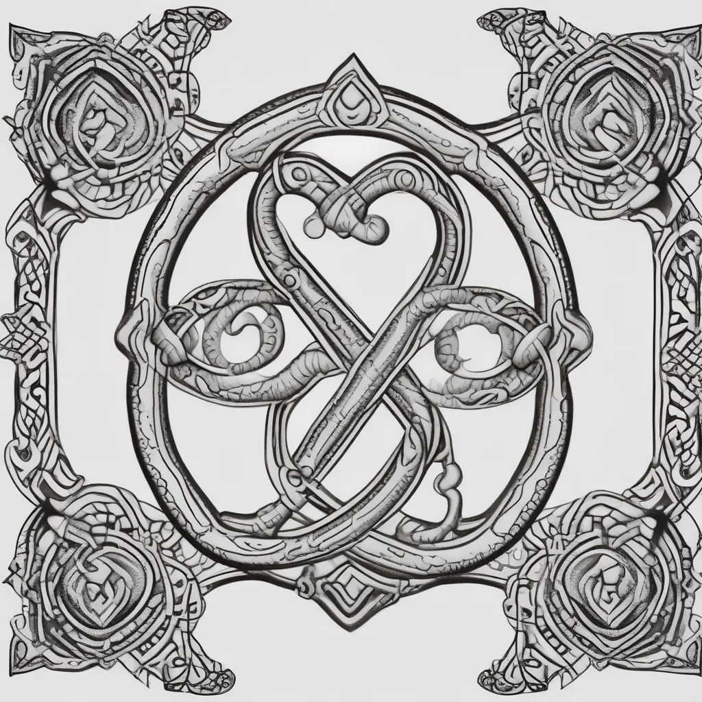 infinity sign with illusion effect 문신