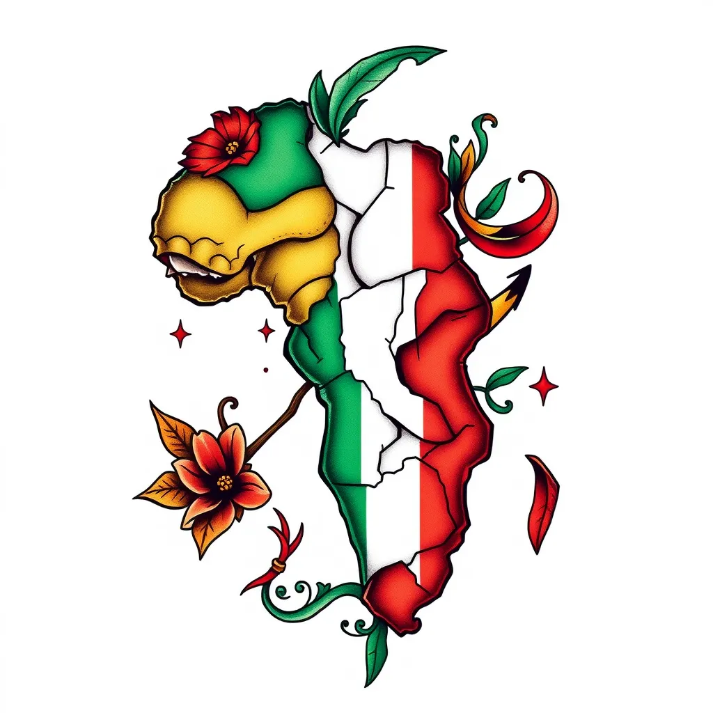 Italia africa tatuointi