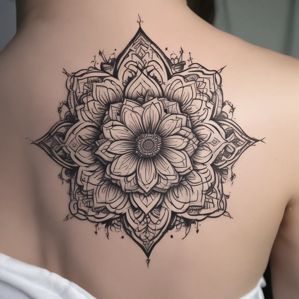 tatuagem de jabuti com flor e folhas, representando a ligação com a terra e água, paciência e sabedoria, passar do tempo, delicada tatuaje