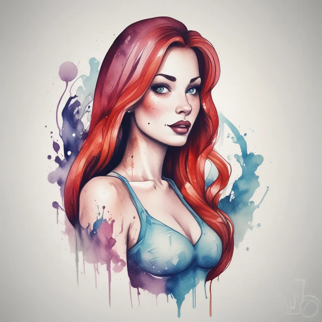 Jessica rabbit tatuaż