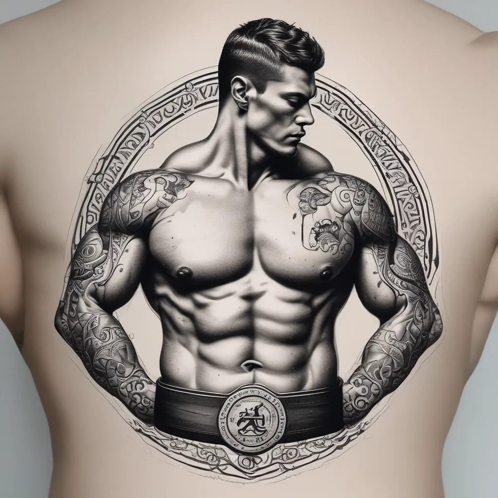 Faixa preta de Jiu-jitsu  tatoeage