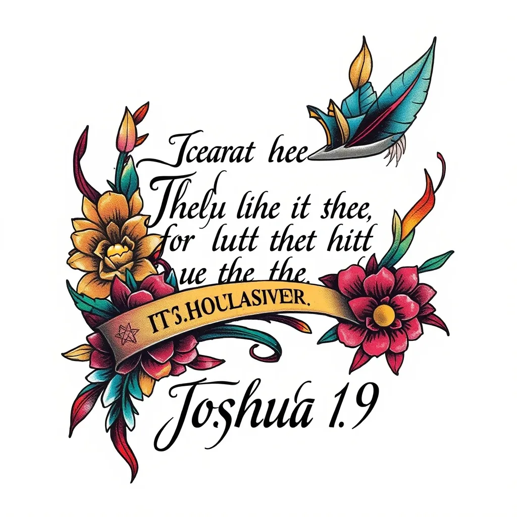 Joshua 1:9 tattoo