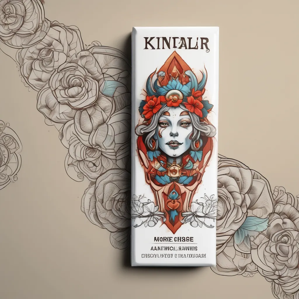 Kinder chocolate bar  tatuering