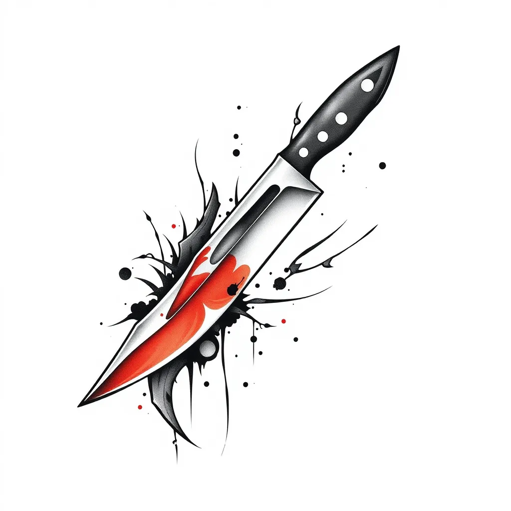 Knife tatuagem