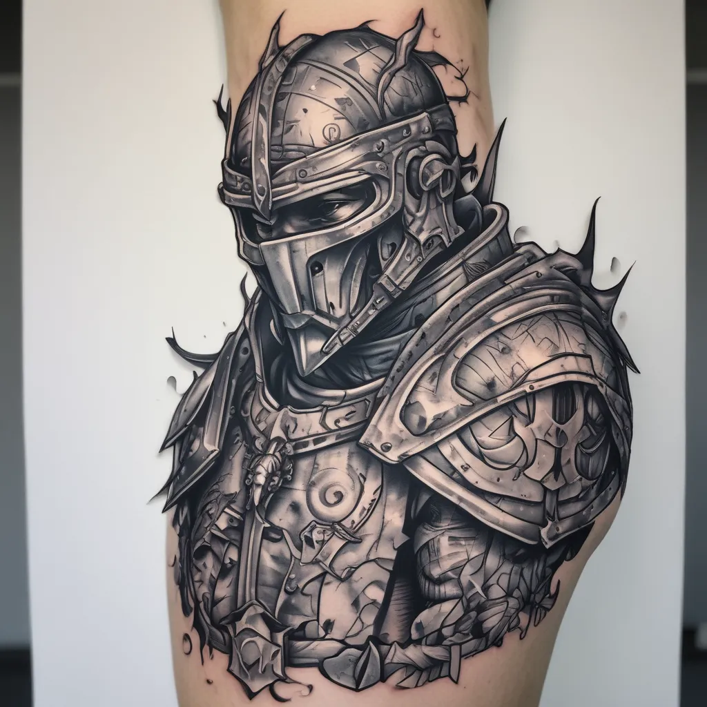 骑士 tatuaggio