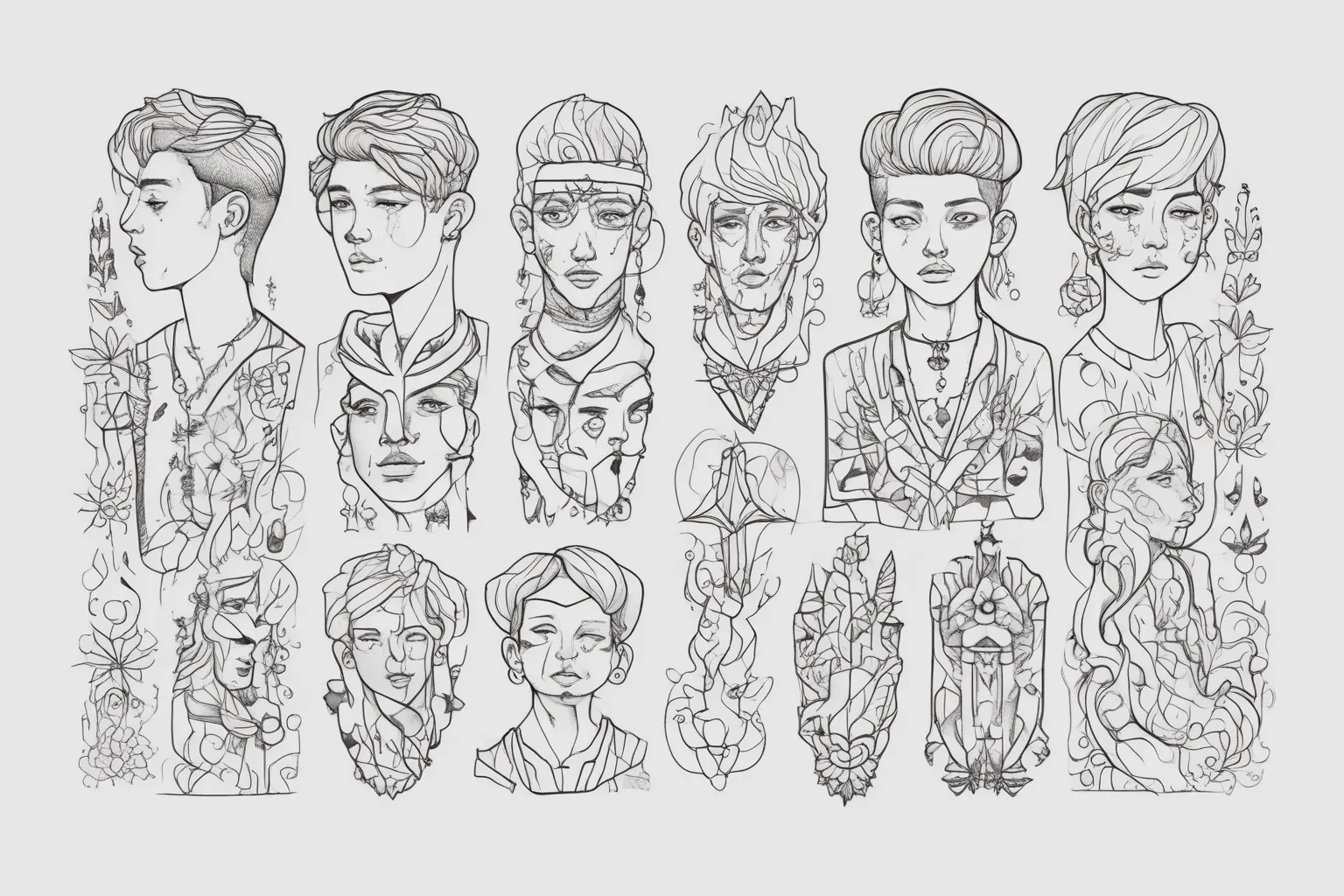 Kpop group Seventeen tattoo