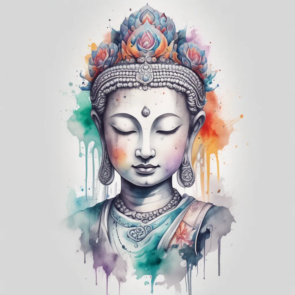 lady buddha टैटू