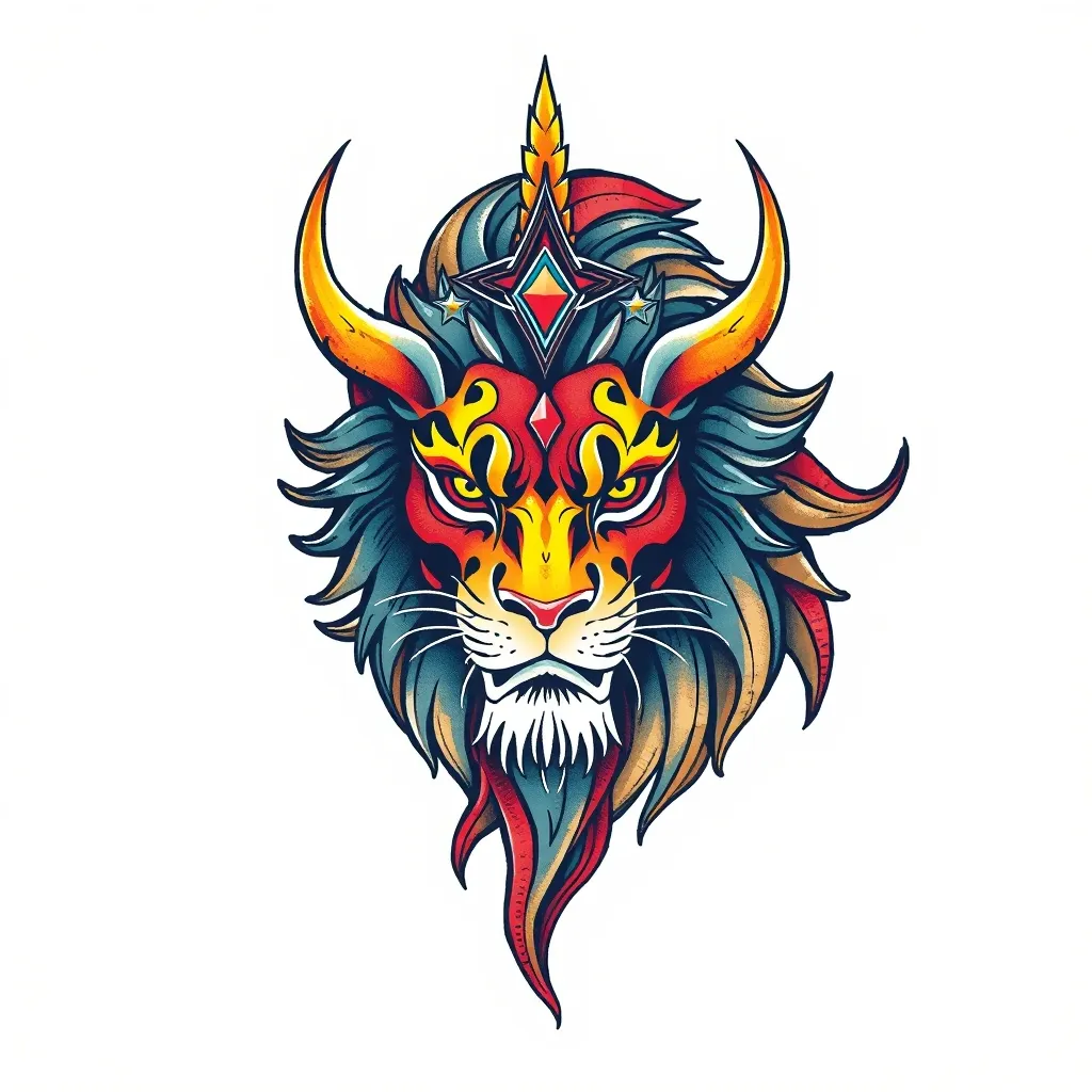 Leone,formula energi mare tattoo