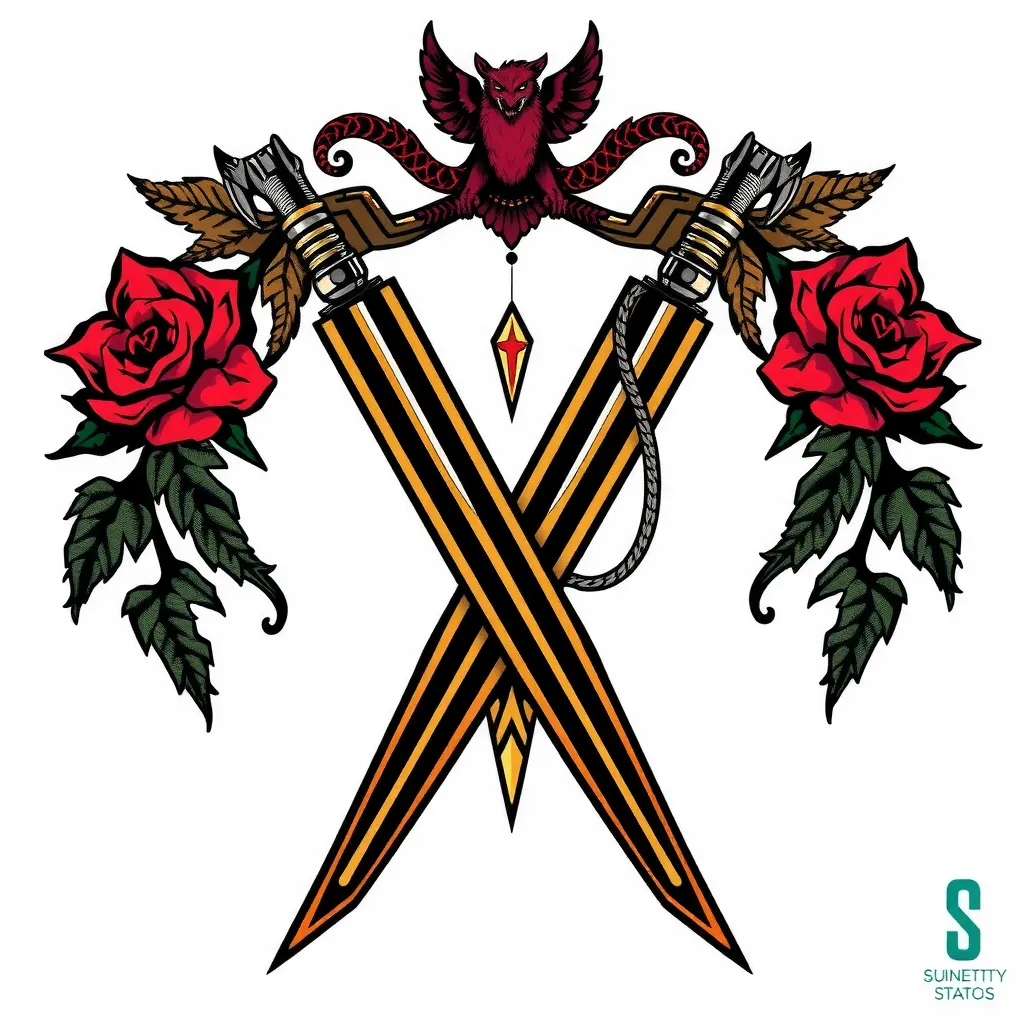 字母XS татуировка