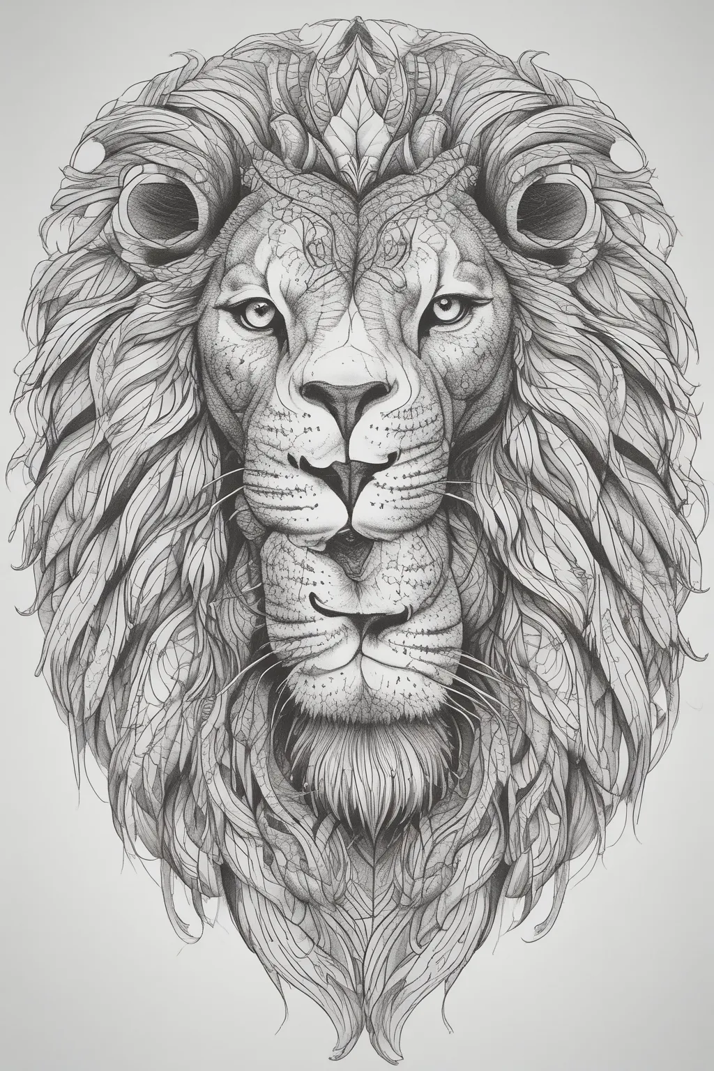 lion tatuering