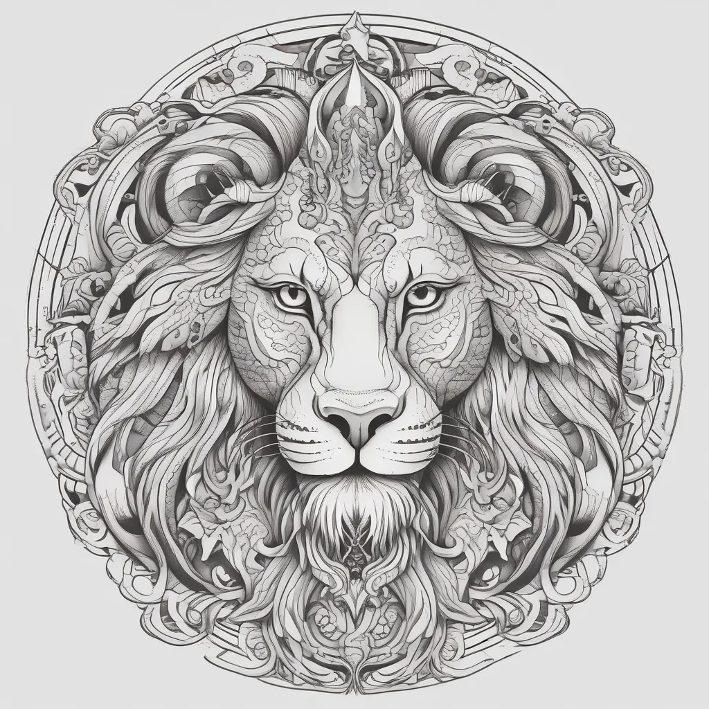 Lion tatuagem