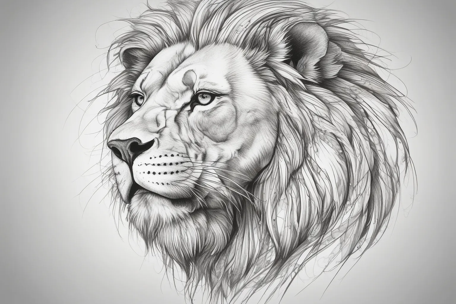 lion tatuaggio