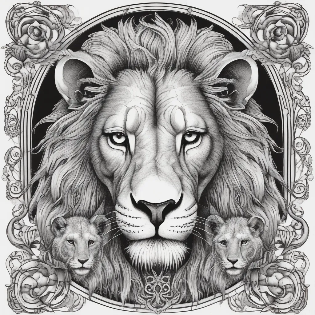 Lion And Cub tatuagem