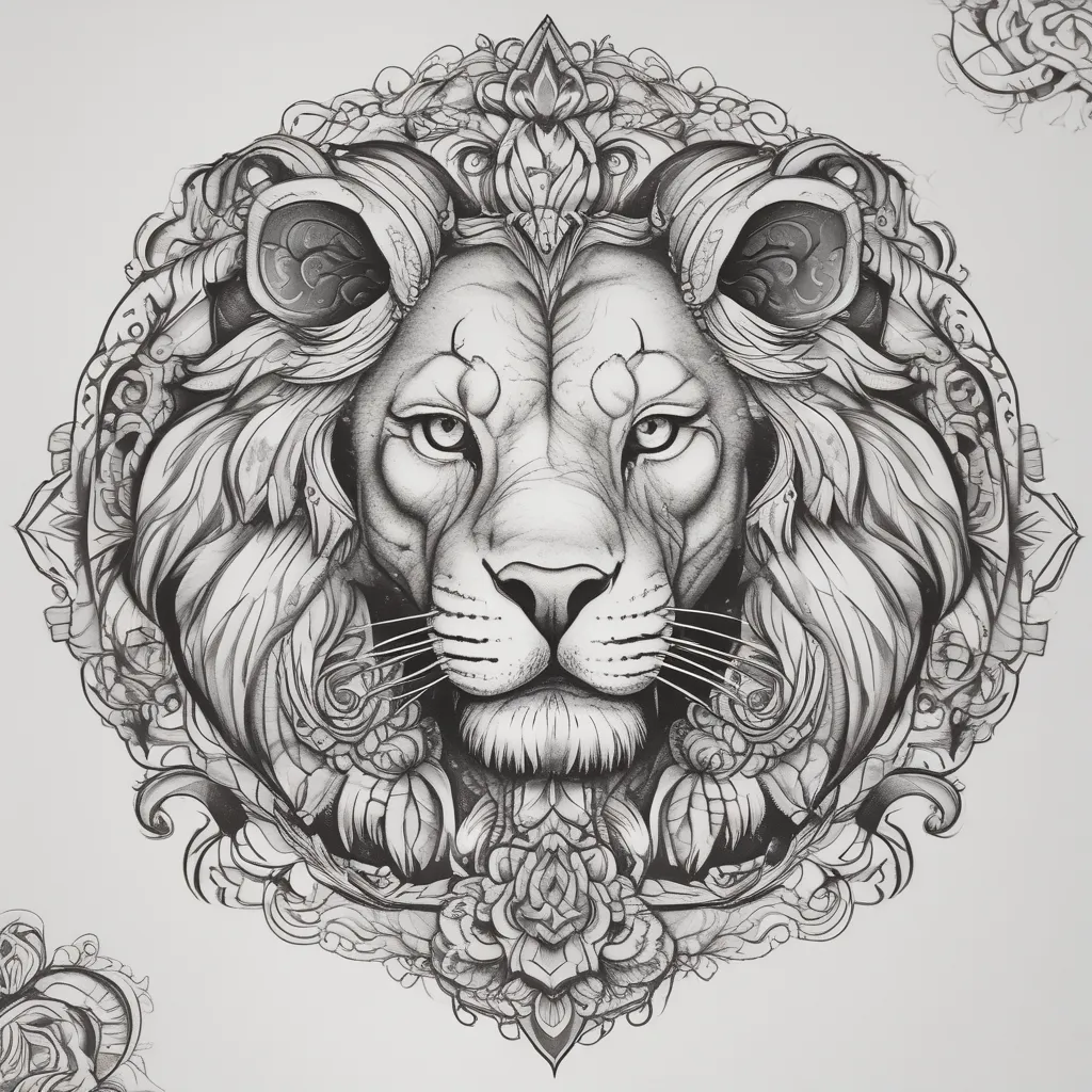 lion tattoo