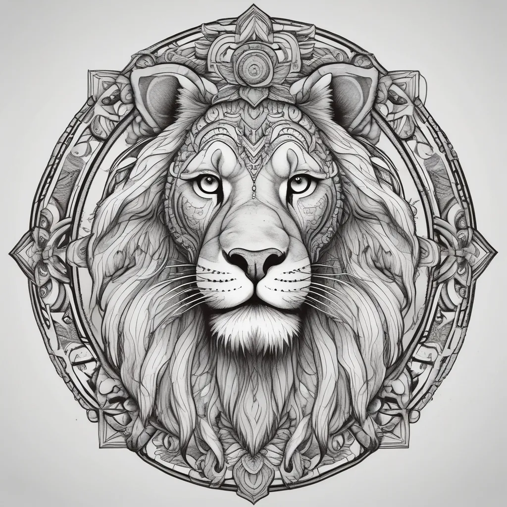 Lion 문신