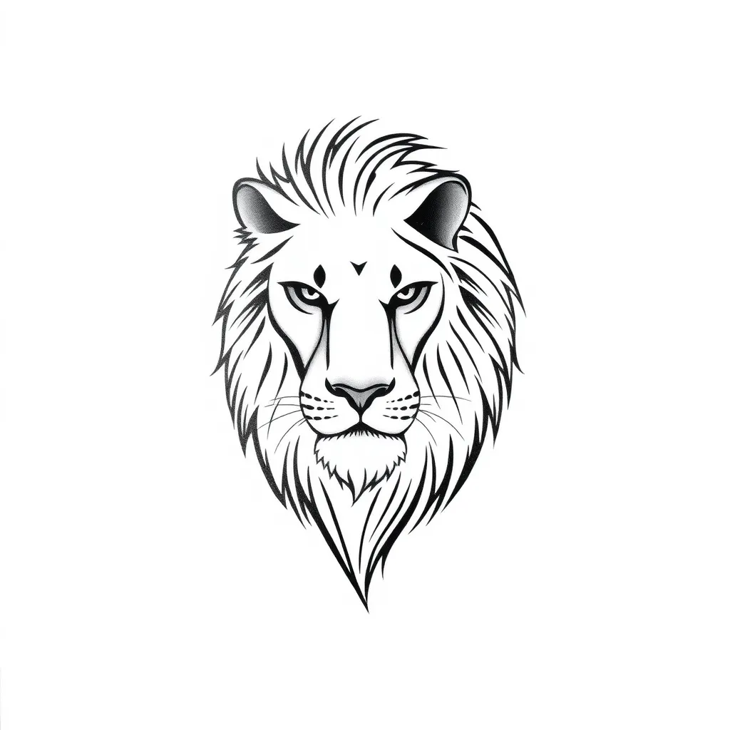 Lion 문신