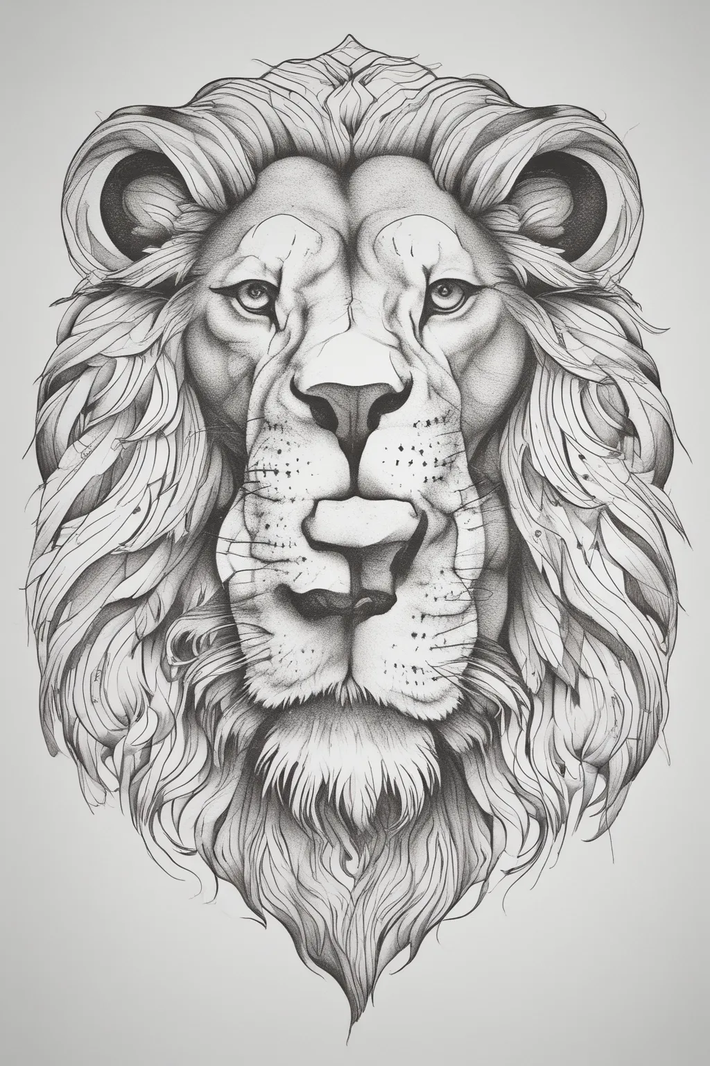 lion tatuering