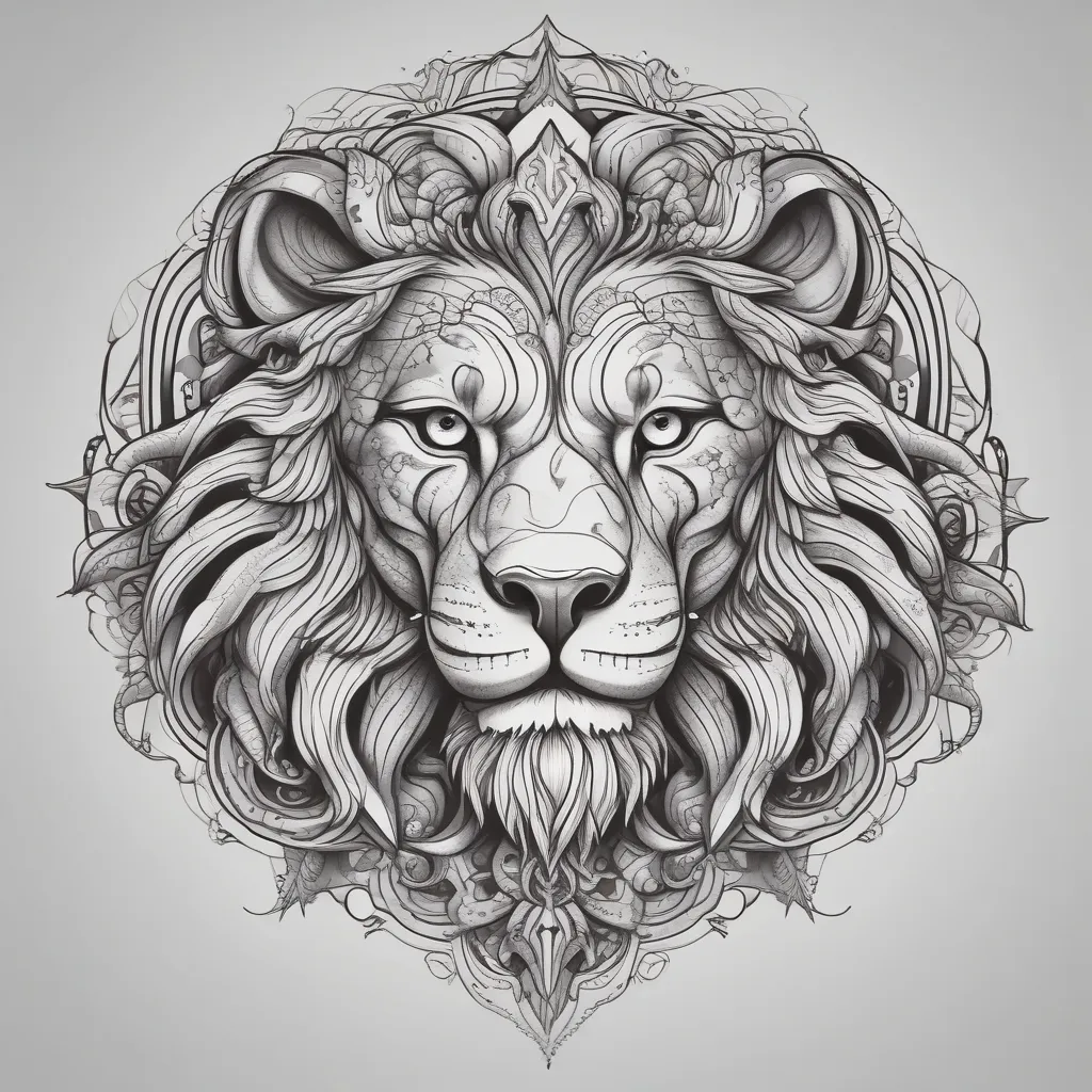 lion tatuering