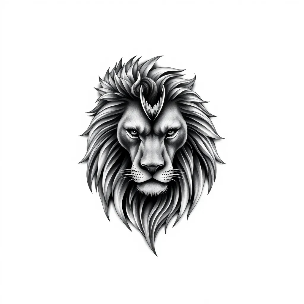 lion tatuagem