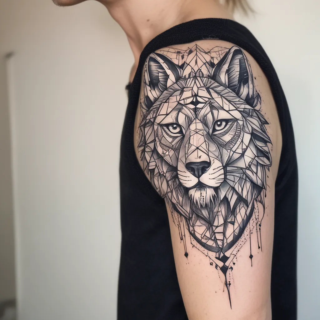 lobo tatuaje