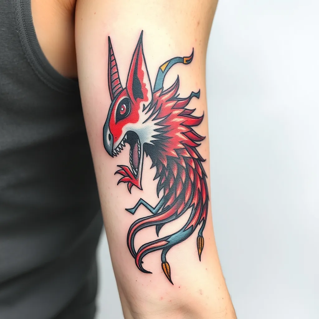 位置在右手臂内侧，要个性点的，不要太大， tatuaggio