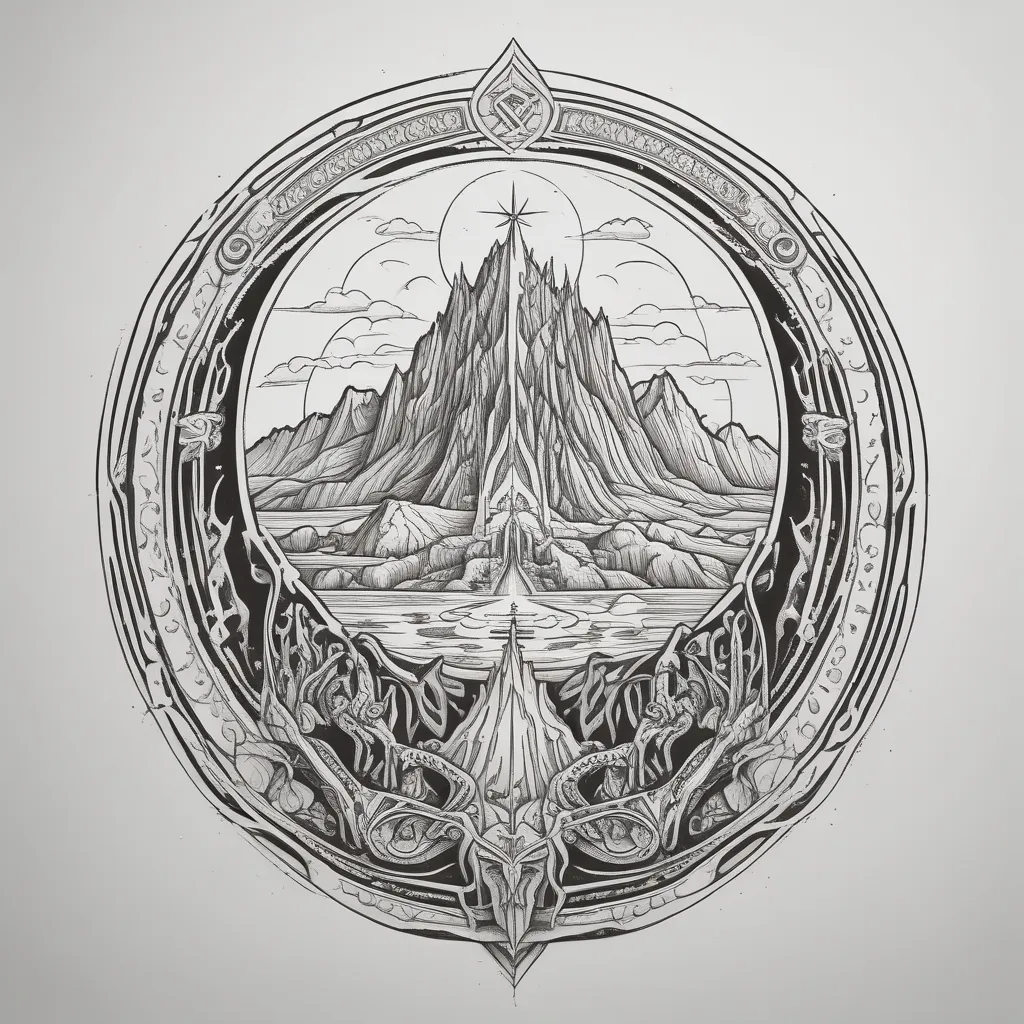 Lord of the rings argonaths tatuering