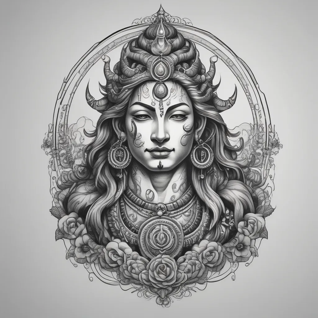 lord shiva tatuaggio