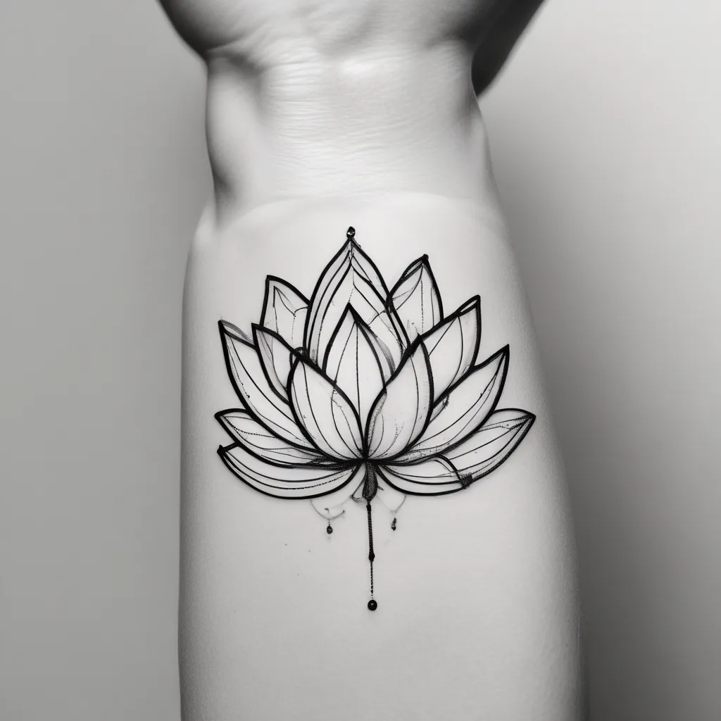 lotus tatuointi