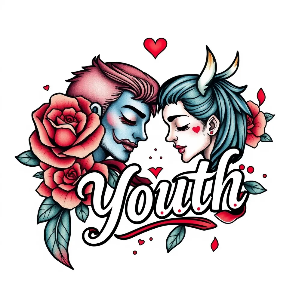 Love&Youth tatuaż