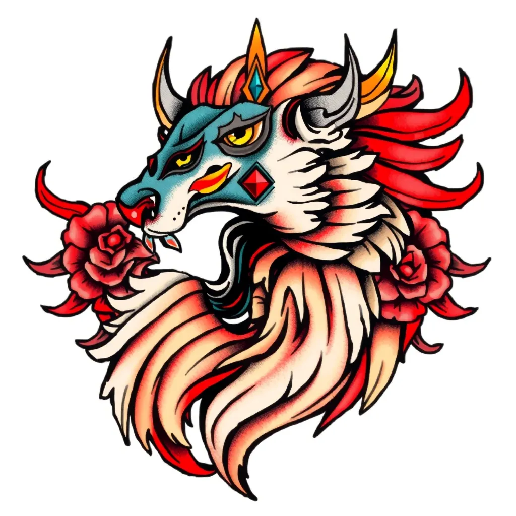 忠 tatuaje