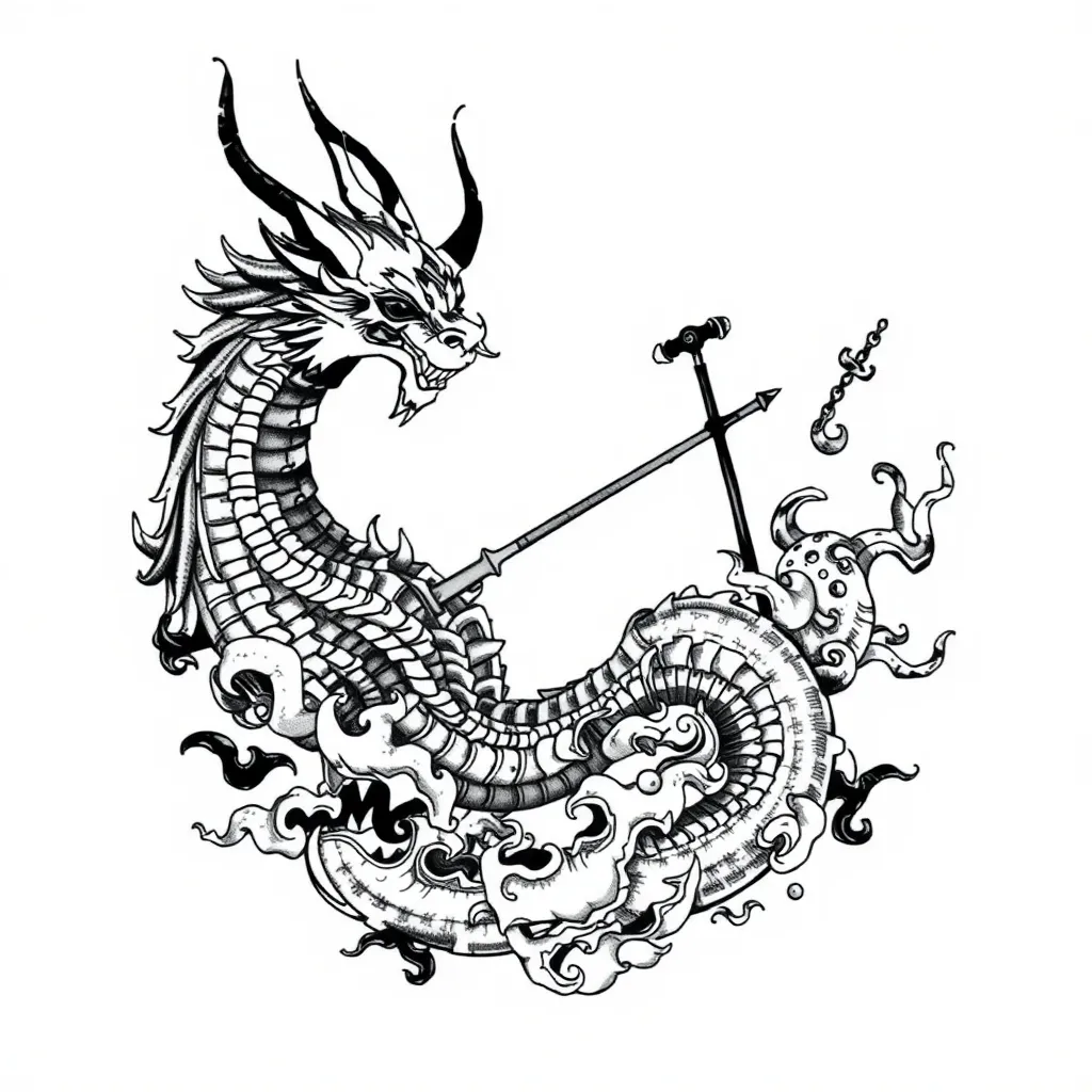 忠爱趙飛 tatoeage