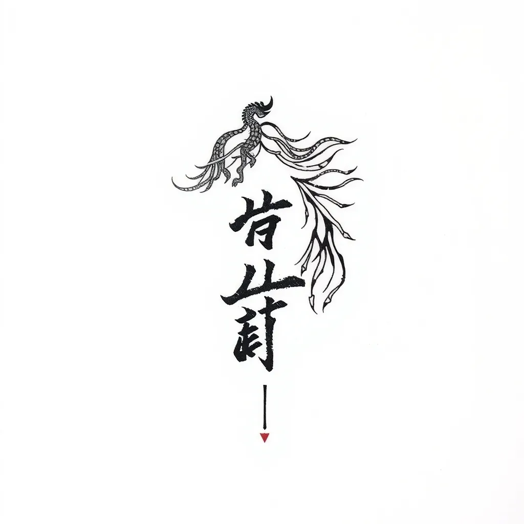 忠爱趙飛 tatoeage