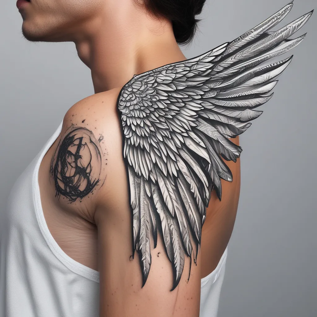 Lucifer's Wings 문신