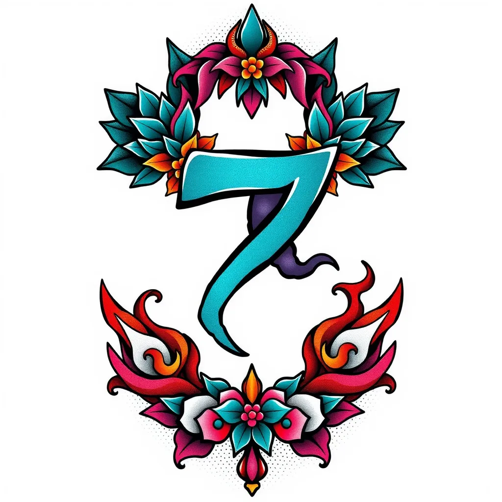 幸运数字 tatuaje