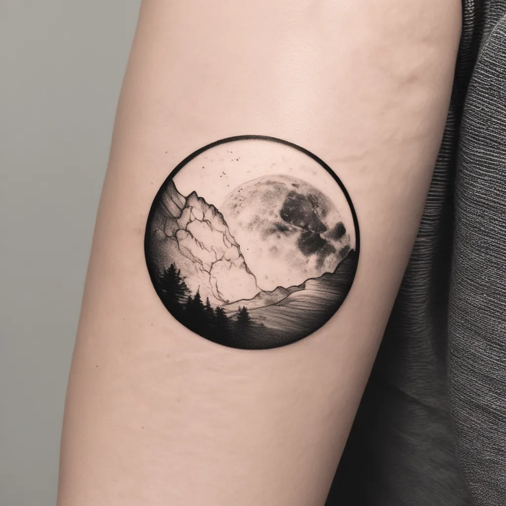 Lune tatuagem