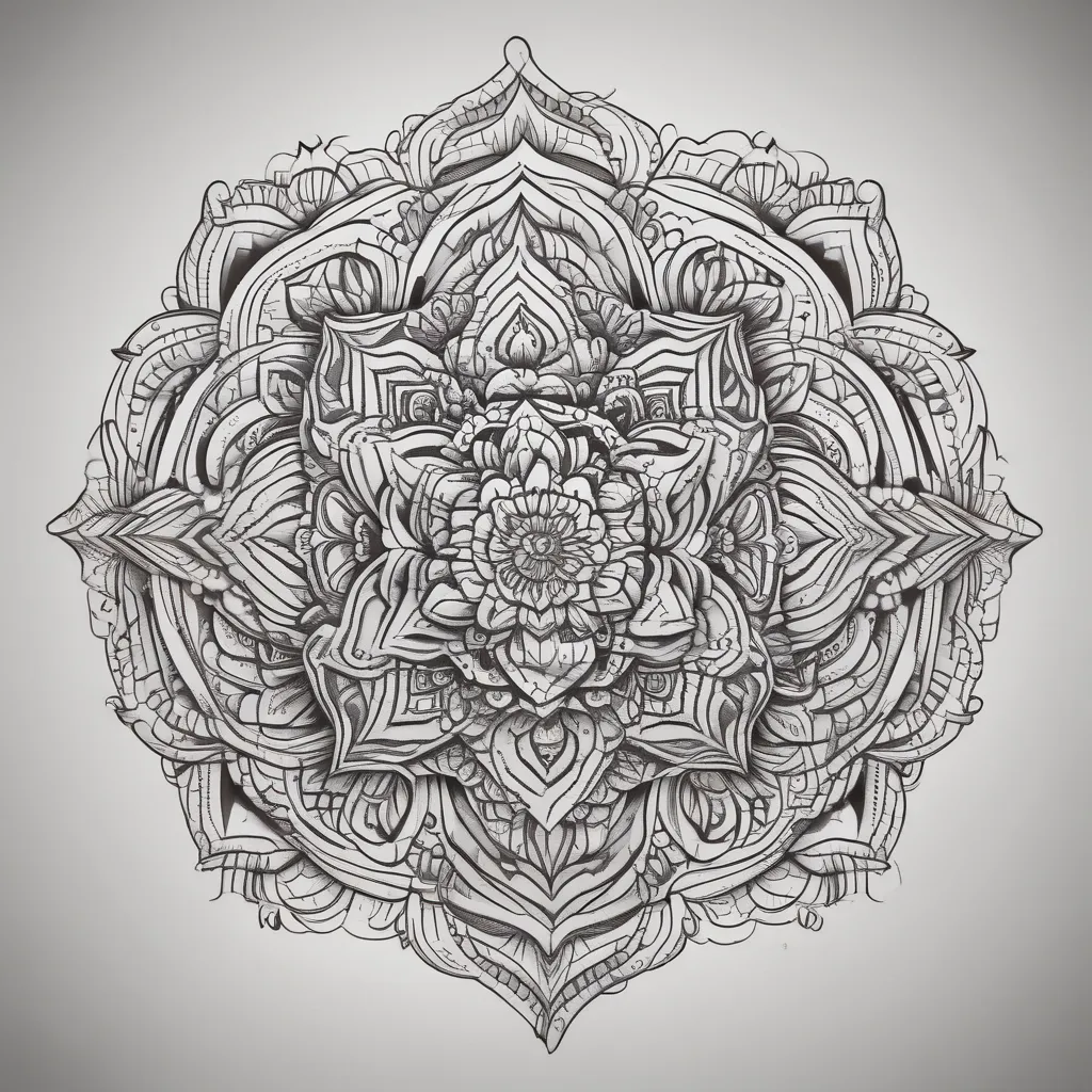 mandala tatuaggio