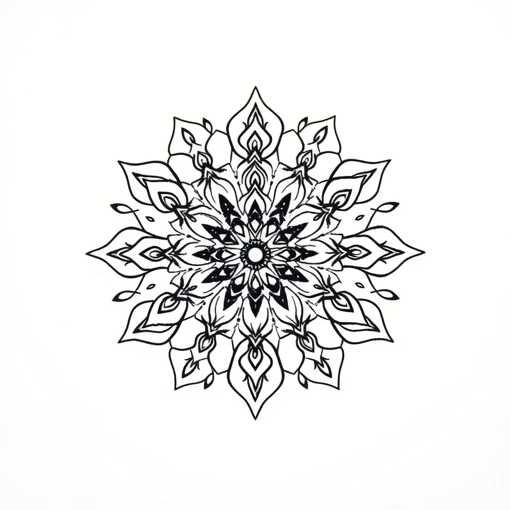 Mandala tatouage