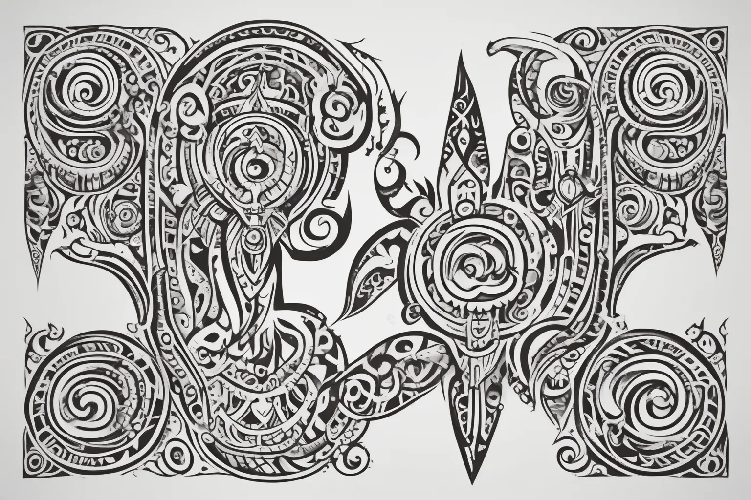 Maori tatoeage